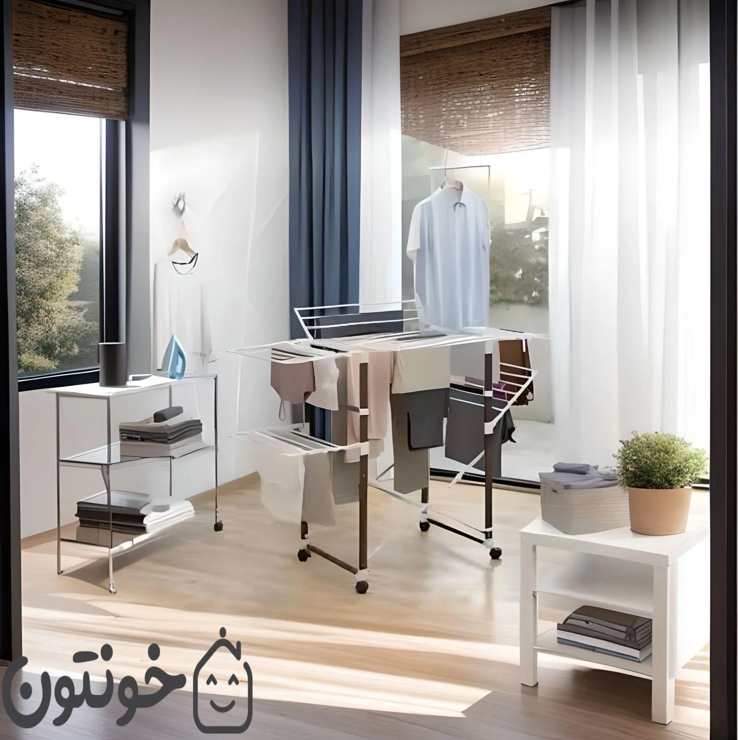 کارخانه تولید رخت اویز ایستاده 11 رخت اویز ایستاده