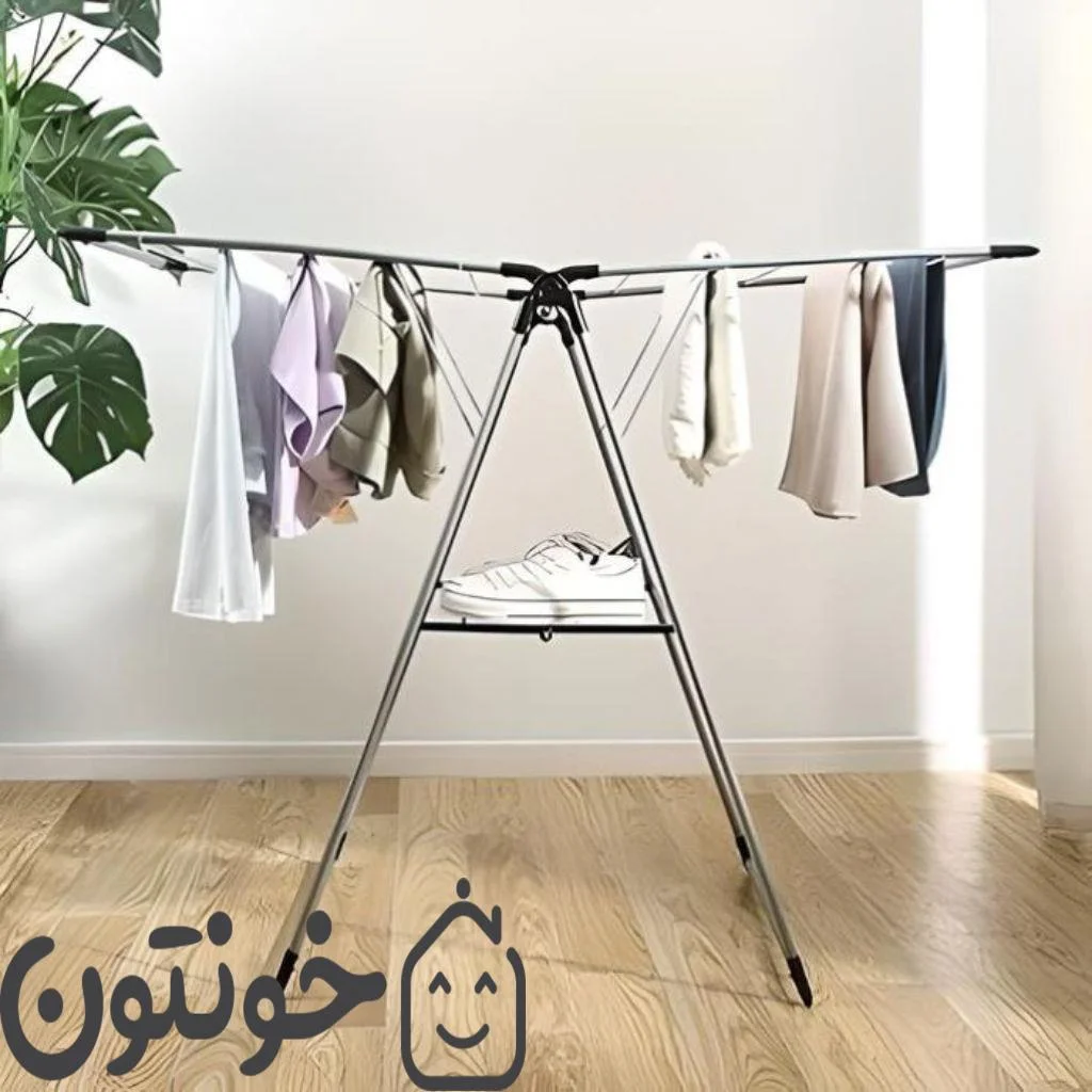 فروش عمده انواع بند رخت آپارتمانی فلزی 8 بند رخت آپارتمانی فلزی