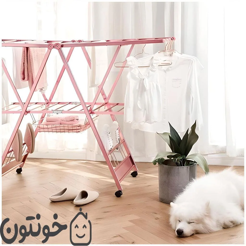 فروش عمده انواع بند رخت آپارتمانی فلزی 9 بند رخت آپارتمانی فلزی