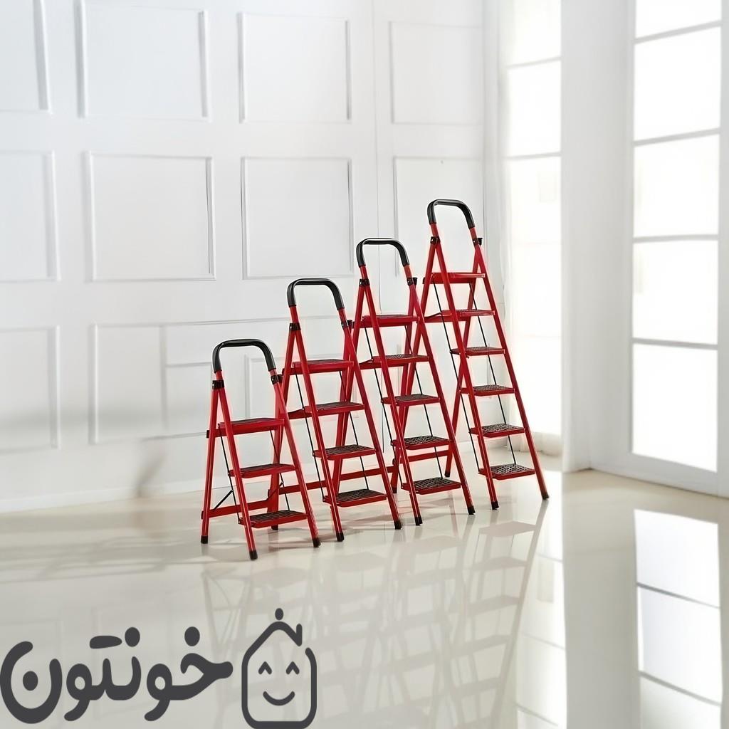خرید نردبان تاشو با ارزانترین قیمت از کارخانه 9 خرید نردبان تاشو