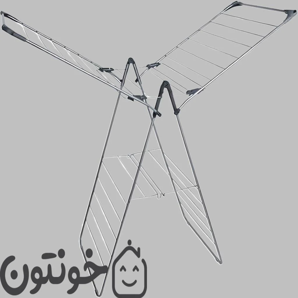 بزرگترین مرکز پخش بند رخت ایستاده فلزی در قم شرکت - خونتون 8 بند رخت ایستاده فلزی