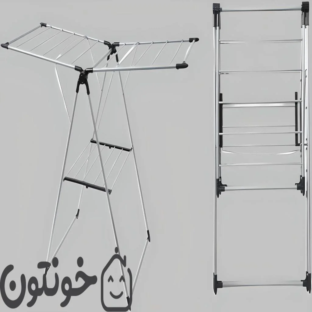 بزرگترین مرکز پخش بند رخت ایستاده فلزی در قم شرکت - خونتون 14 بند رخت ایستاده فلزی