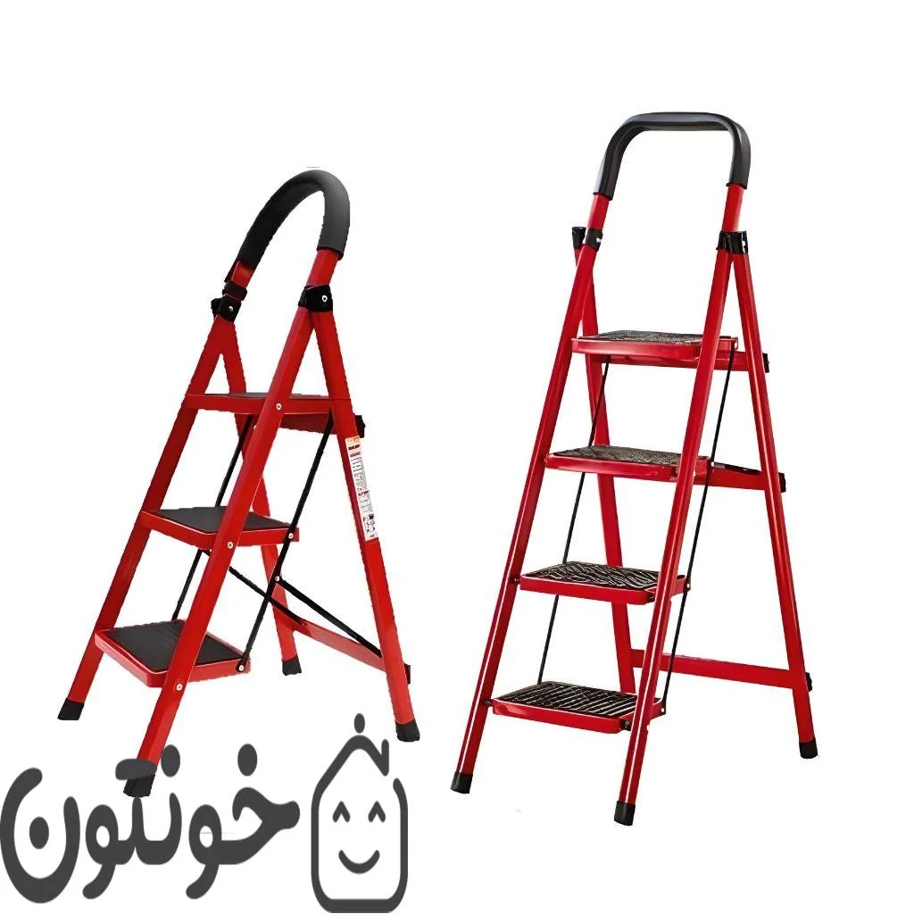 خرید و قیمت نردبان 4 پله خانگی تاشو از تولید کننده - خونتون 13 نردبان 4 پله