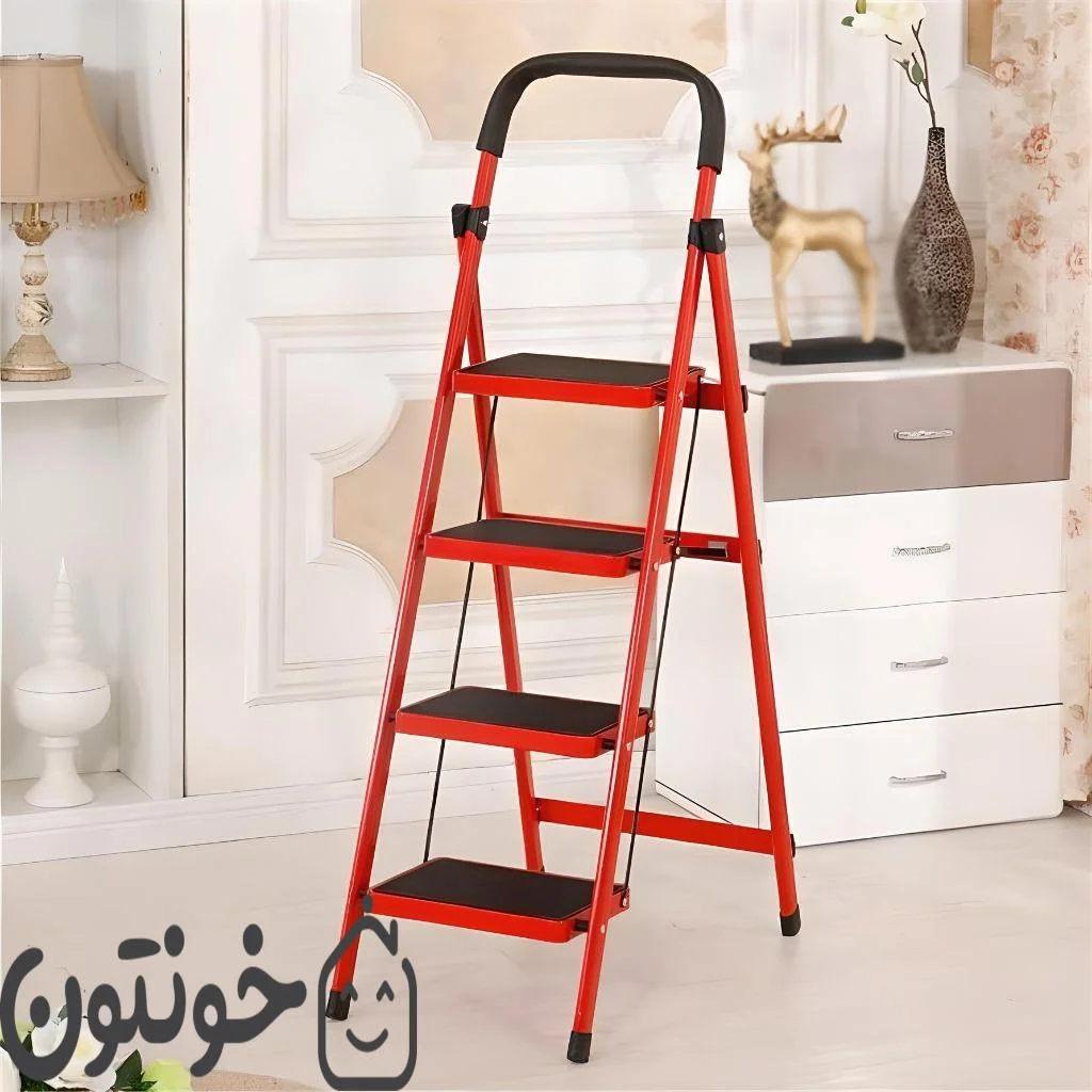خرید بهترین نوع نردبان فلزی تاشو خانگی مستقیم از تولید کننده 12 نردبان فلزی تاشو