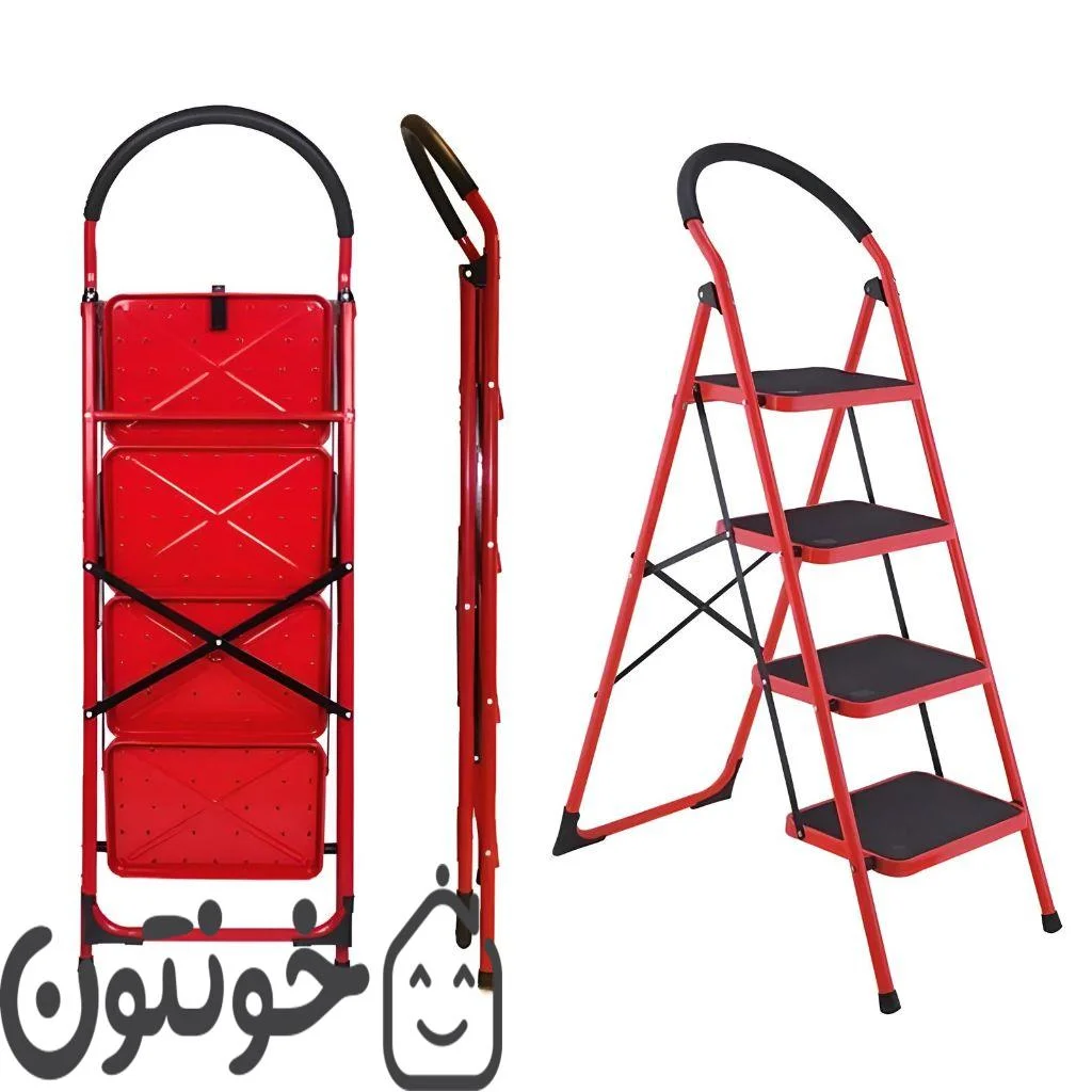 خرید بهترین نوع نردبان فلزی تاشو خانگی مستقیم از تولید کننده 9 نردبان فلزی تاشو