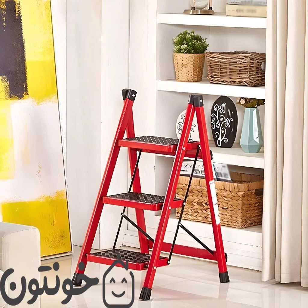 بررسی بهترین نوع نردبان پله تاشو آهنی و 6 ویژگی آن - خونتون 11 نردبان پله تاشو آهنی