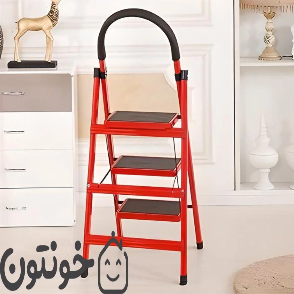 5 مورد ضروری در خرید نردبان پله تاشو فلزی که باید بدانید ! 9 نردبان پله تاشو فلزی
