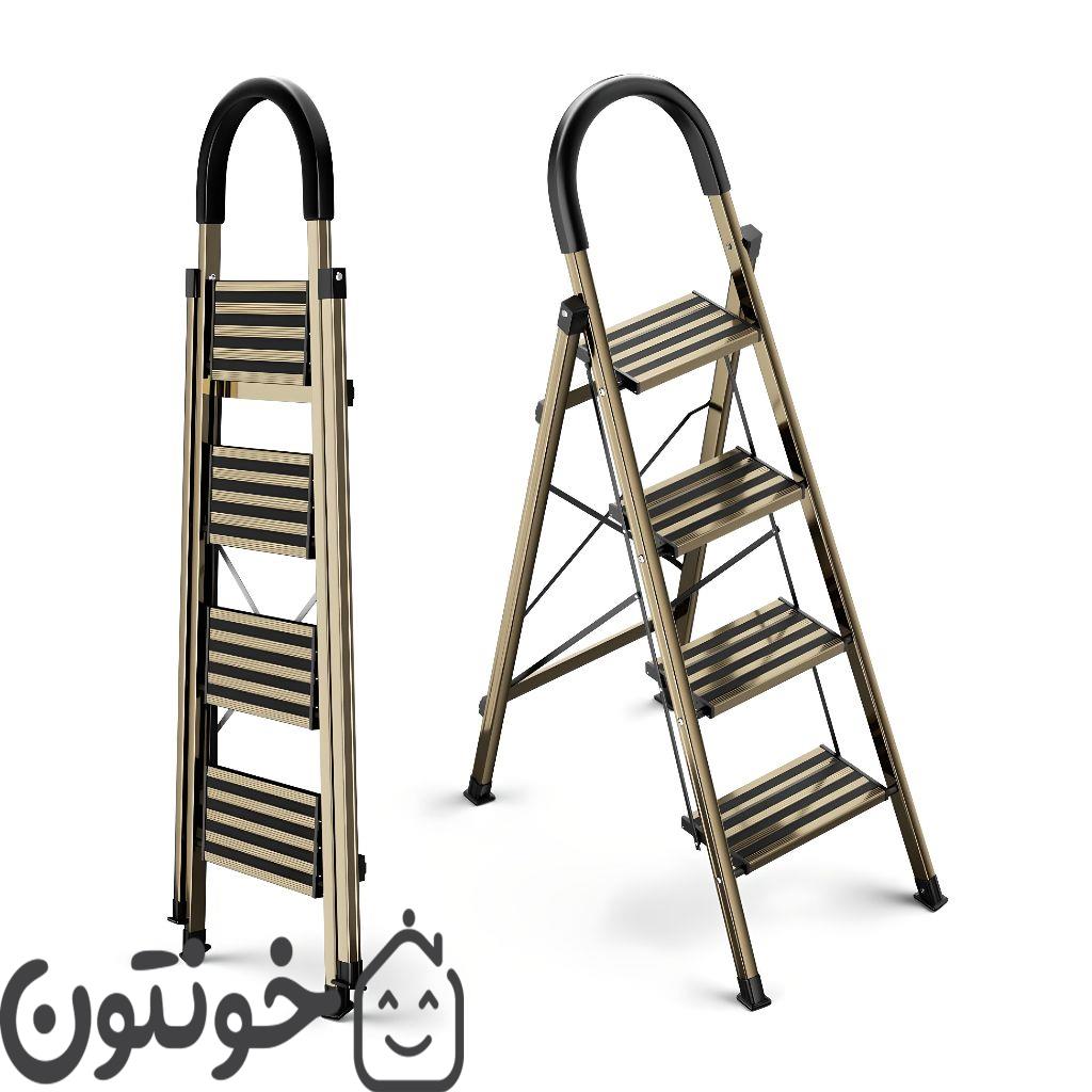 خرید نردبان خانگی آلومینیومی جمع شو با ارزانترین قیمت 9 خرید نردبان خانگی آلومینیومی جمعشو