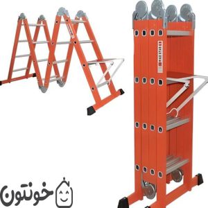نردبان مفصلی 9 متری 32 پله مدل آسانکار