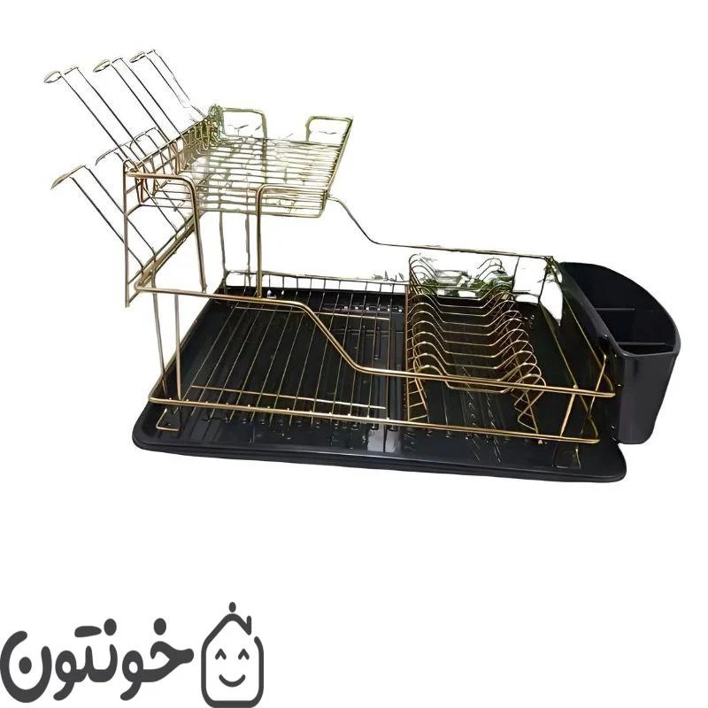 جا ظرفی کنار سینگ فورتیک طلایی 15 طبقه مدل G980