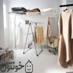 بند رخت آپارتمانی استیل اصل