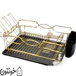 جا ظرفی کنار سینگ فورتیک طلایی 1 طبقه مدل G970