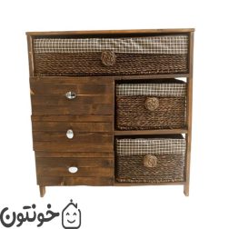 فایل دراور 6 کشو حصیری کد 620